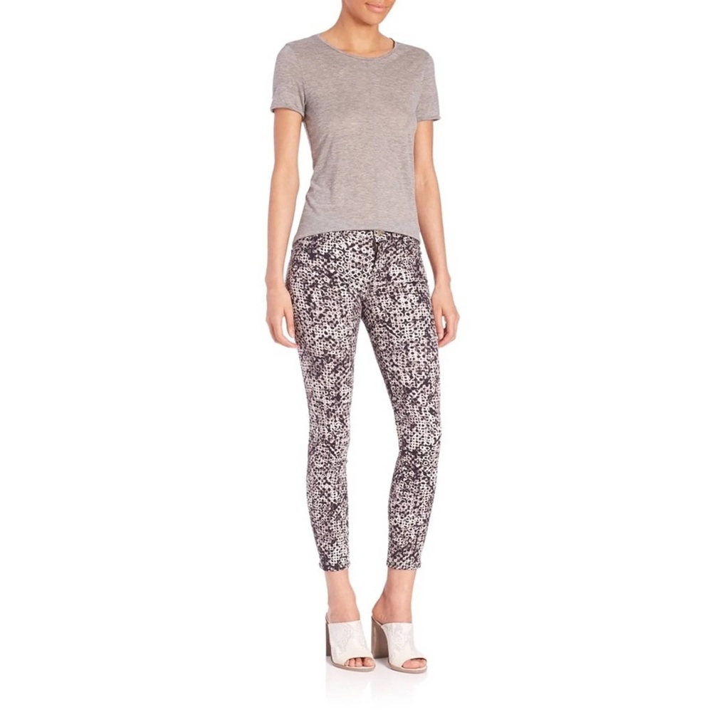 J Brand Animal Print Capri Pants